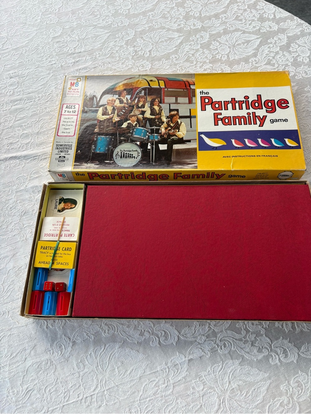 Vtg Partridge family board game